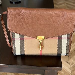 Burberry Leather Small Macken Crossbody